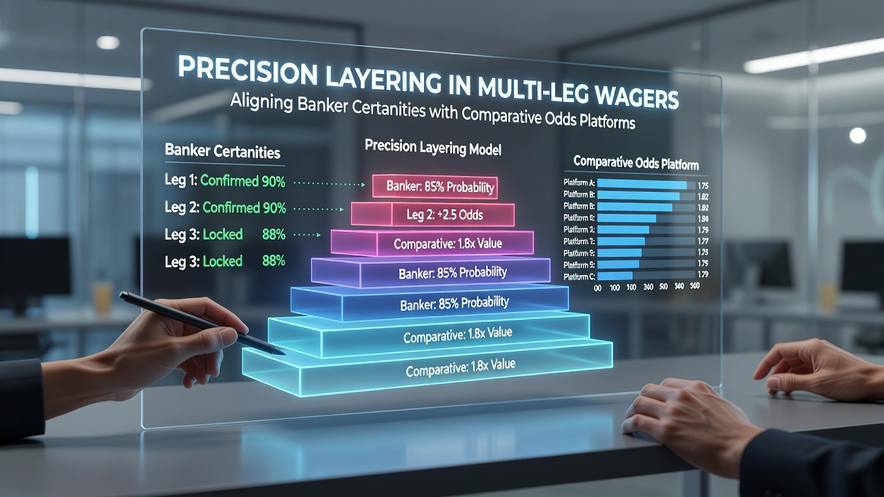 Comparison dashboard displaying odds alignment for multi-leg football and horse racing wagers