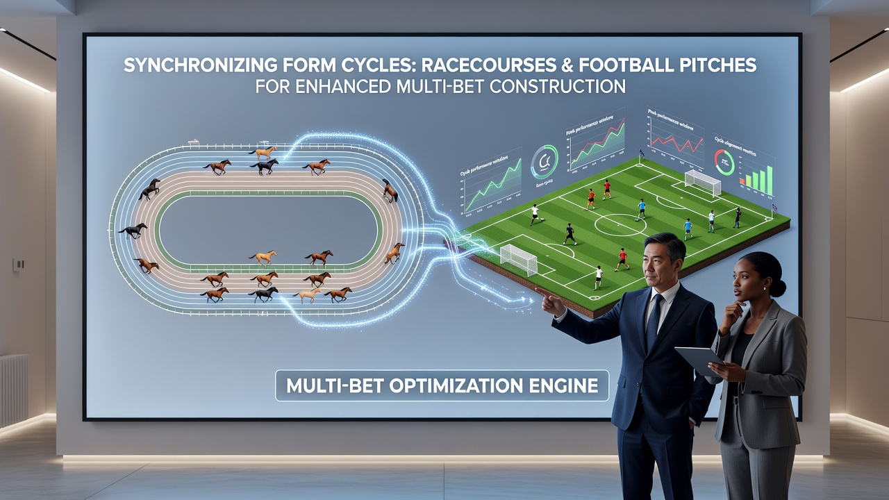 Data visualization of overlapping form cycles between horse racing and football